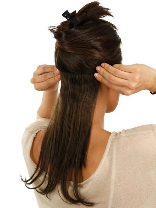 12" easiXtend Professional | Human Hair | Clip In Extensions