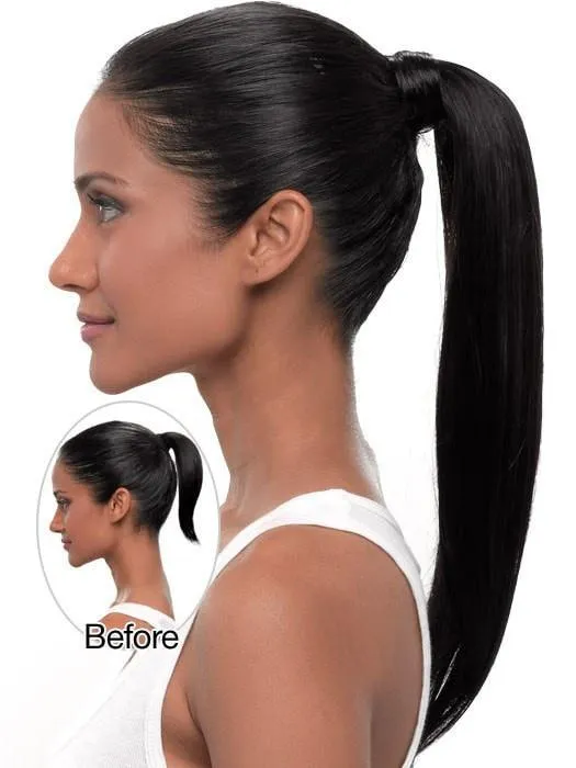18" Simply Straight Pony | Wrap-Around Ponytail