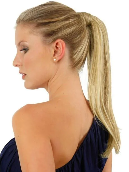 18" Simply Straight Pony | Wrap-Around Ponytail