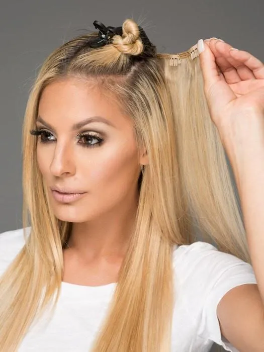 20" easiXtend Elite | Remy Human Hair | 8 (PCS) Clip In Extensions