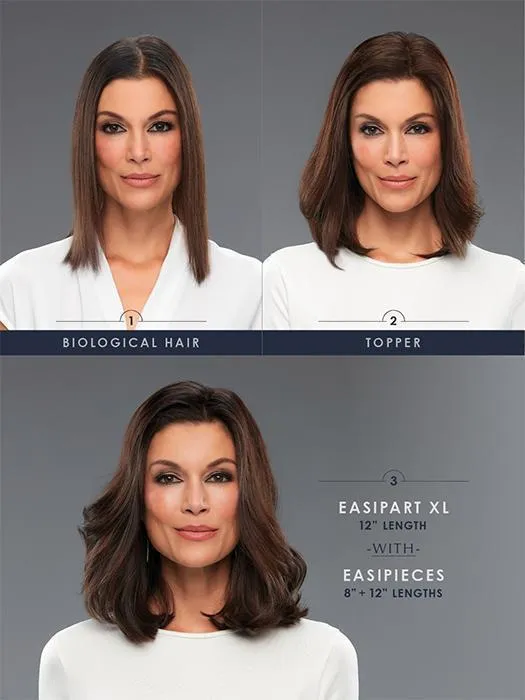 easiPieces 8" L x 9" W | Remy Human Hair Piece (1 Piece)