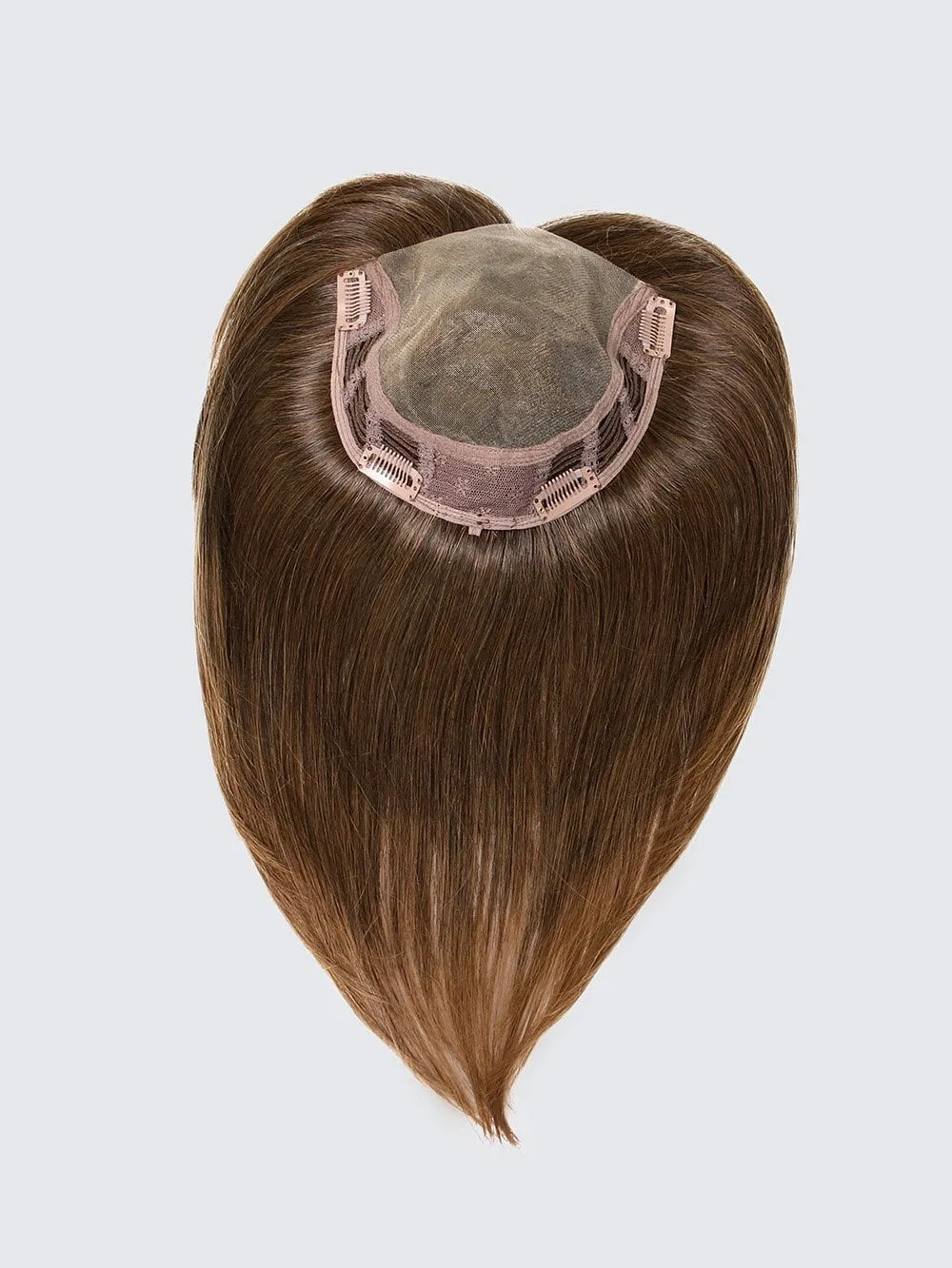 Effect | Synthetic Hair Topper with Lace Front (Hand-Tied)